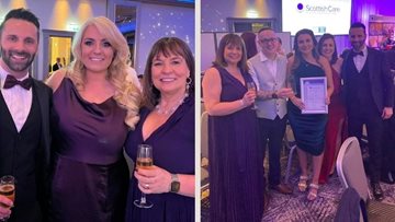 HC-One Colleagues jubilant in winning two awards at the Scottish Care National Care Home Awards 2021